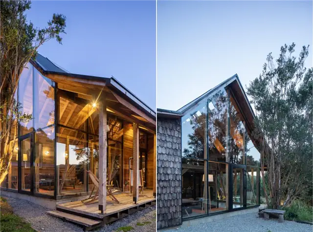 Maullin Lodge Chile - AVON Arquitectos - стеклянные стены