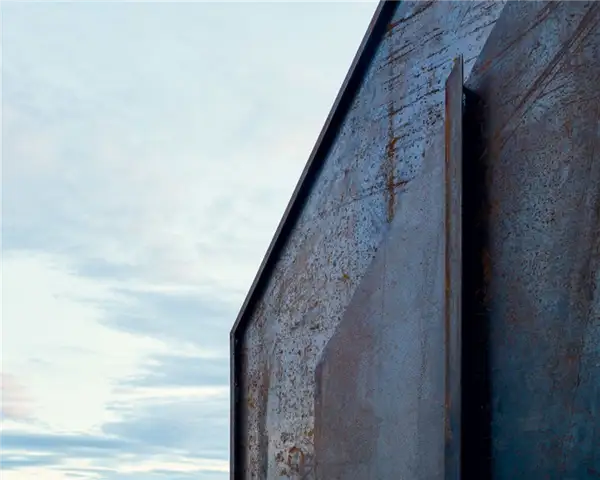 Corten Steel Power Construction Prefab Tiny Cabin - прочная сталь