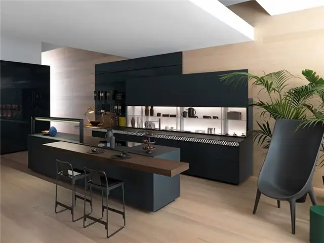 Кухня Valcucine из матового сланца