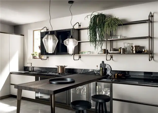Кухня Scavolini diesel open workshop - полки