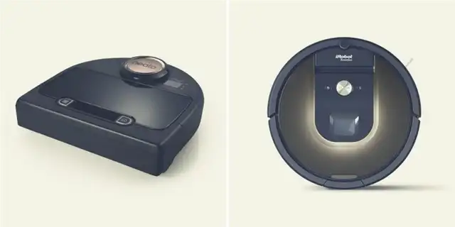 Форма Neato BotVac против iRobot Roomba 980