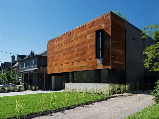 Дизайн Heathdale Residence Corten Steel Facade