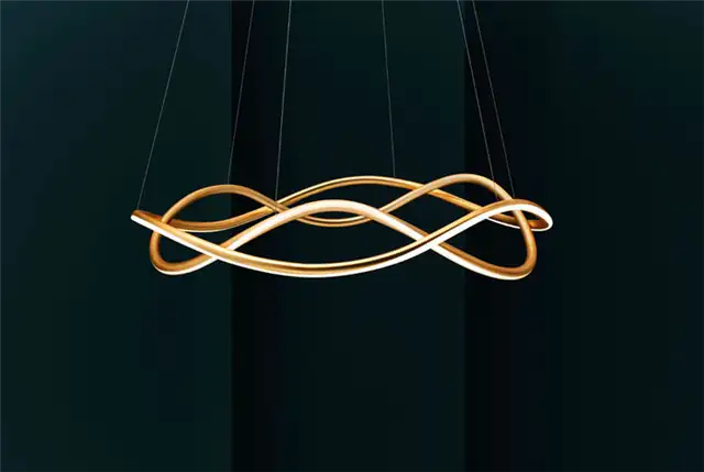 Подвесной японский светильник Luum 3d