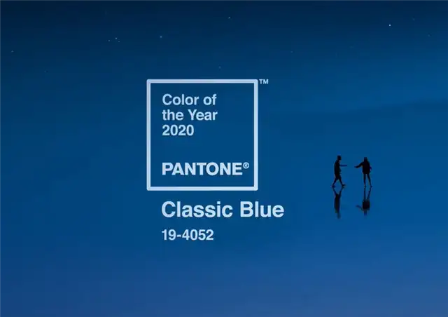 Классический синий цвет Pantone 2020 года