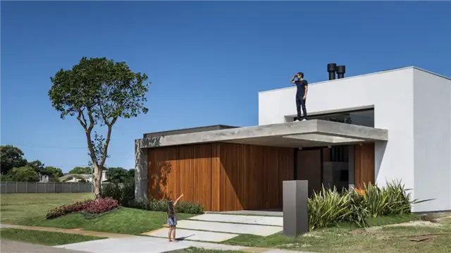 C5 Дом в Бразилии из бетона от Martin arquitetura + engenharia - беседка из бетона