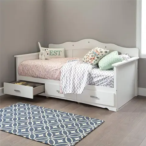 Tiara Kids Twin Daybed с 3 ящиками для хранения