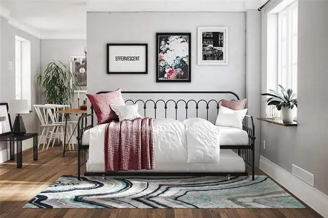 Металлическая кушетка для двойни Bright Pop Twin Daybed and Trundle
