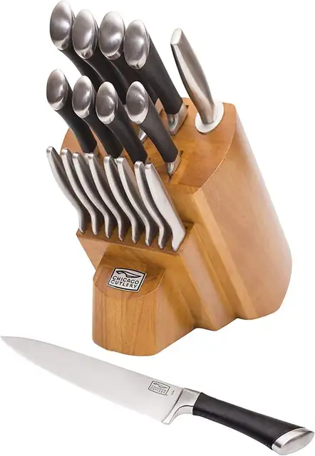 Chicago Cutlery 1119644 Cutlery Fusion 18pc Blo ck Set