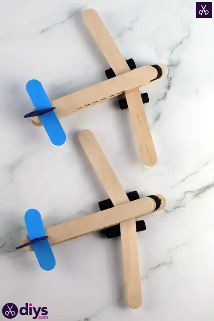 Popsicle Stick Airplane Craft