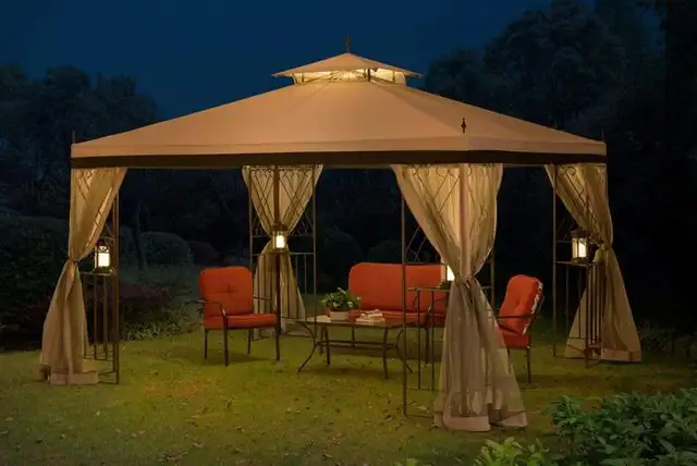 Sunjoy Monterey Gazebo с сеткой