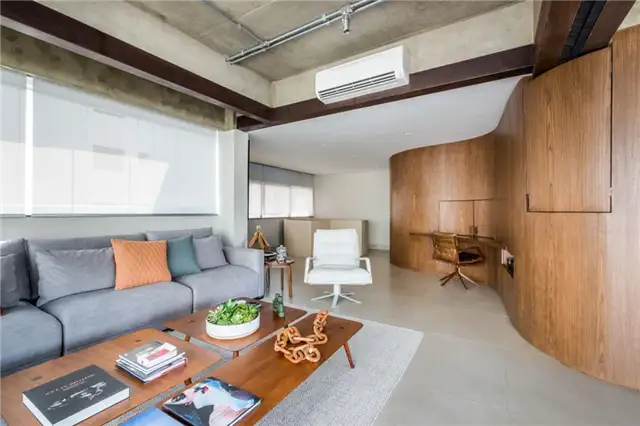 Двухуровневый лофт в Бразилии - Mandarina Arquitetura - угол