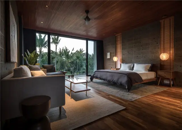 River House Indonesia by Alexis Dornier - спальня мастера декора