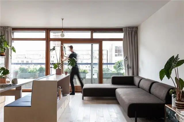 Intervention Architecture london Плоский диван в форме буквы L