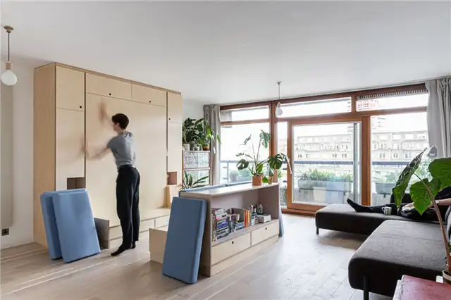 Intervention Architecture london Flat - изготовление кровати