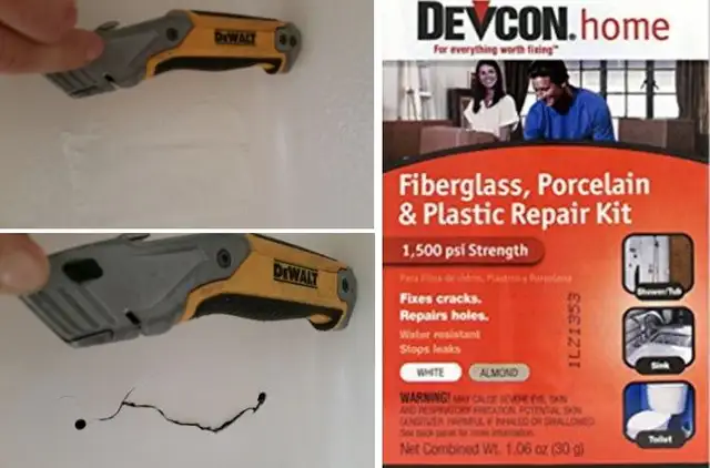 Devcon Epoxy Bathtub Repair Kit