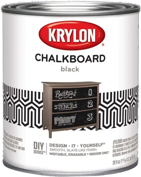 Krylon K05223000 Краска для меловых досок специального назначения Brush-On