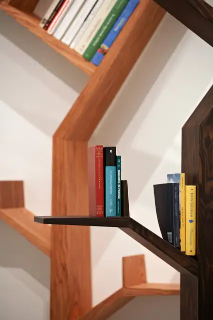 минималистичный дизайн книжного шкафа1