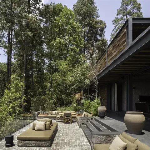 Внутренний дворик дома El Mirador - CC Arquitectos - deco