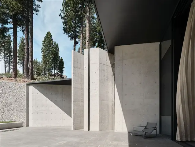 Lookout House - Faulkner Architects - бетонные стены