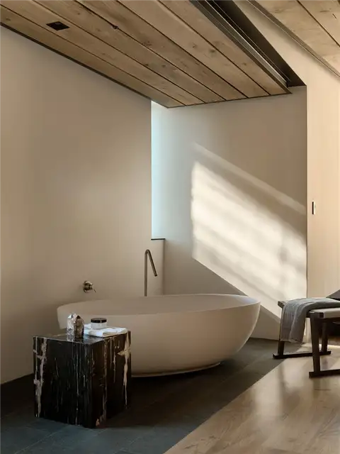 Lookout House - Faulkner Architects - отдельно стоящая ванна