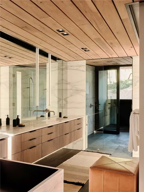 Lookout House - Faulkner Architects - мраморные стены