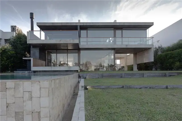 CL-76 House Concrete Agentina - El Aleph Arquitectura + Fritz + Fritz Arquitectos - ландшафт
