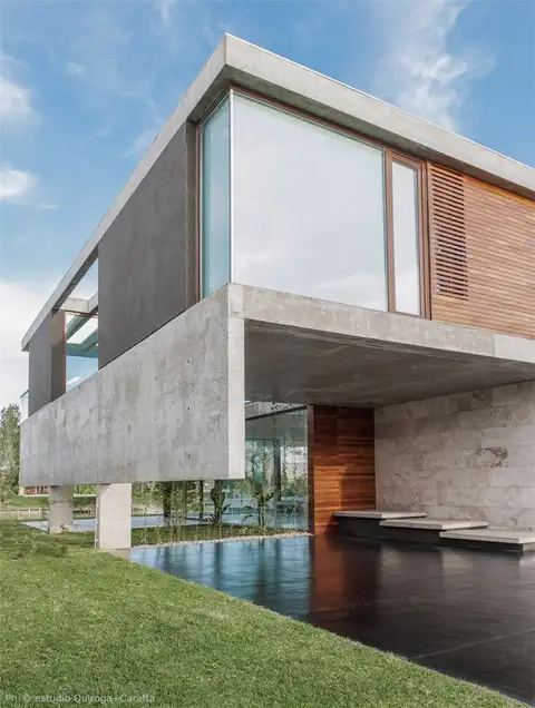 CL-76 House Concrete Agentina - El Aleph Arquitectura + Fritz + Fritz Arquitectos - прихожая