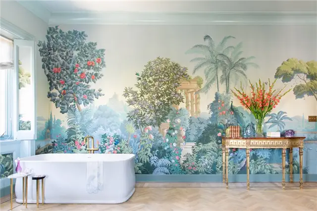 Сан-Франциско фантастическая Ванная комната декор ANH Interiors декор над туалетом