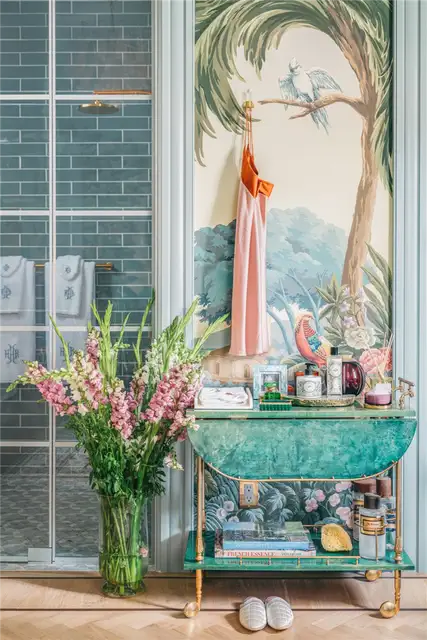 Фантастический декор ванной комнаты в Сан-Франциско от ANH Interiors - эклетический дизайн