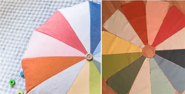 DIy радуга пуф оттоманка