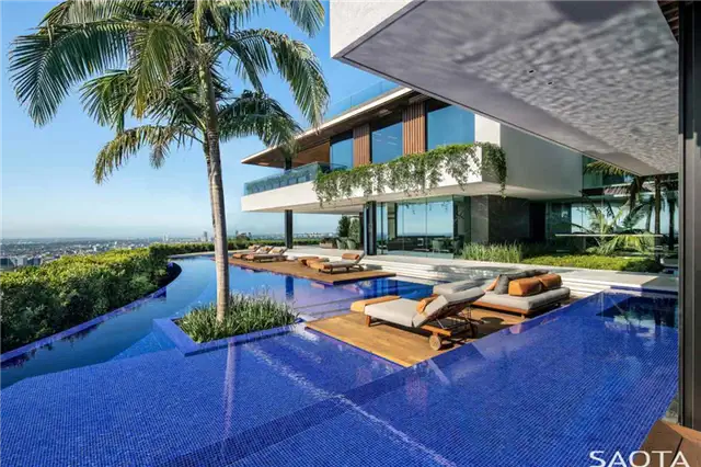 Hill Side Ave Saota Los Angeles Residence - бассейн