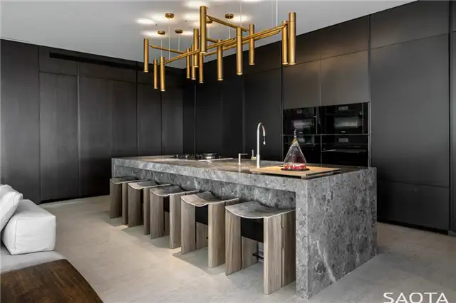 Hill Side Ave Saota Los Angeles Residence - современная кухня