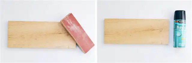 DIY (своими руками) Mason Jar Wall Organizer Steps Sand Wood