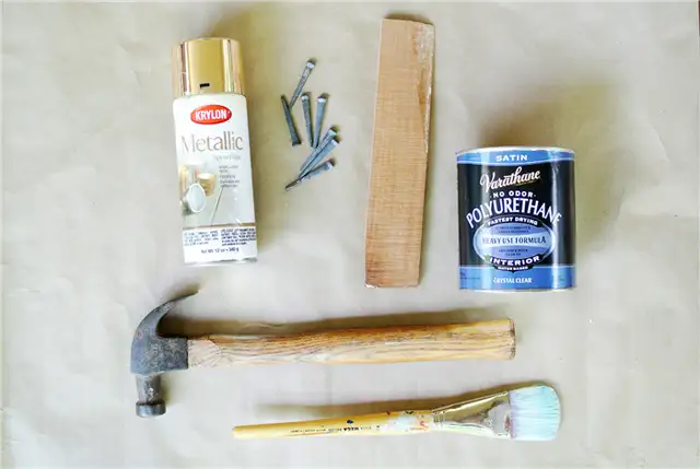 квадратный гвоздь ключ стойку DIY (своими руками) поставок