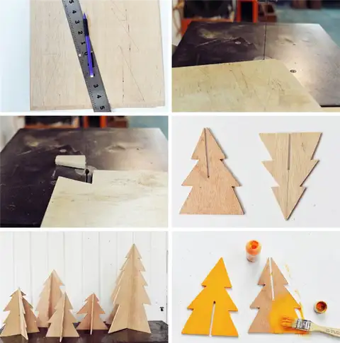 DIY (своими руками)-modern-wooden-christmas-tree-steps