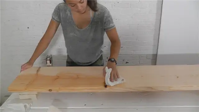 DIY (своими руками) Стоячий стол Учебник по протиранию и окрашиванию