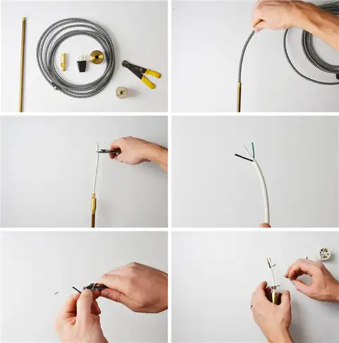DIY (своими руками) Swing Sconce Lamp Часть 2