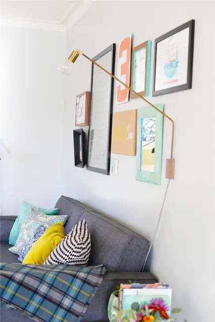 DIY (своими руками) Swing Sconce Lamp With Brass Accents