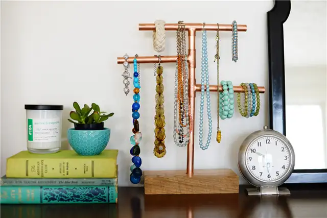 подставка для украшений из медной трубы DIY (своими руками)