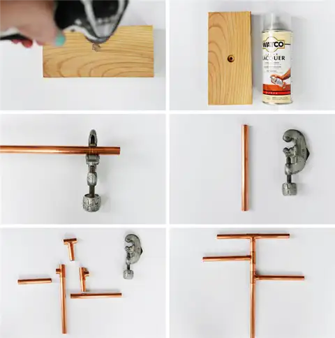 Подставка для украшений из медной трубы DIY (своими руками)