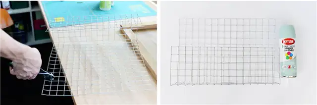 DIY (своими руками) Wire Desk Organizer-Tutorial C