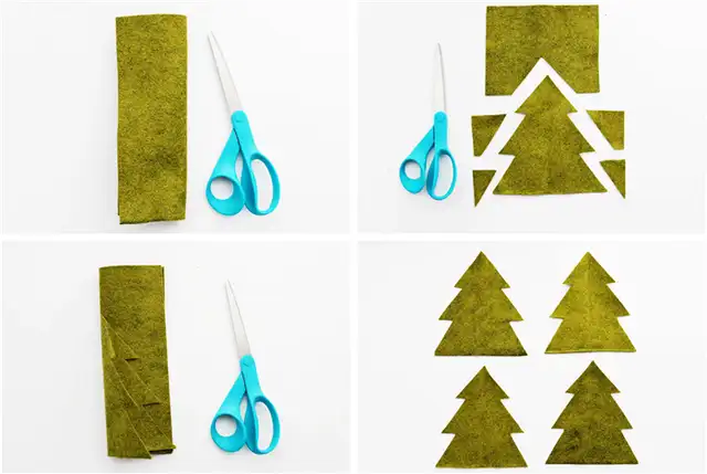 Инструкции DIY (своими руками) Rustic Felt Trees