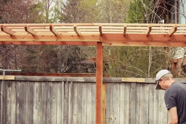 DIY (своими руками)_Grape_Arbor_finished244