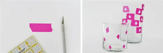 DIY (своими руками) Ваза из травленого стекла Инструкции Первый шаг