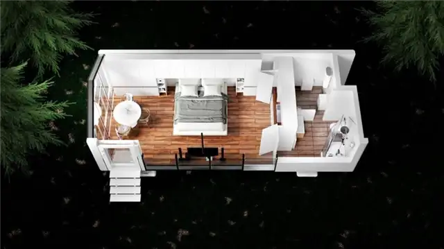 Ultimate off grid cabin design - внутренняя планировка