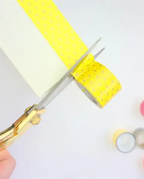 Washi-Tape-Decorative-Boxes-Yellow