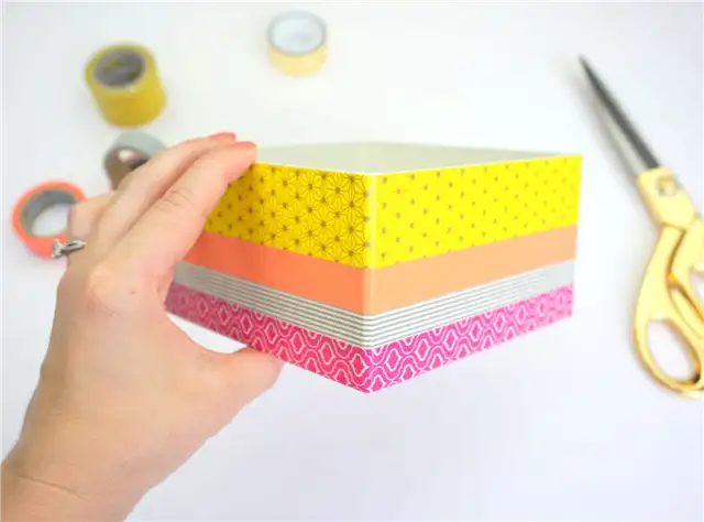 Декоративные коробки Washi-Tape - боковые