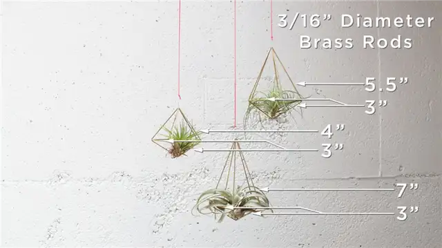 DIY (своими руками) Geometric Planters Dim