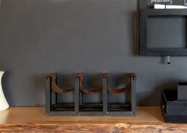 DIY (своими руками) Leather Sling Wine Rack Craft