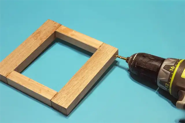 DIY (своими руками) Leather Sling Wine Rack - сверление